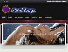 Tablet Screenshot of internalenergist.com